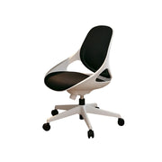 LIVARA Modern Ergonomic Mesh Office Chair Curved Backrest Comfortable Computer Chair for Study Room - Black