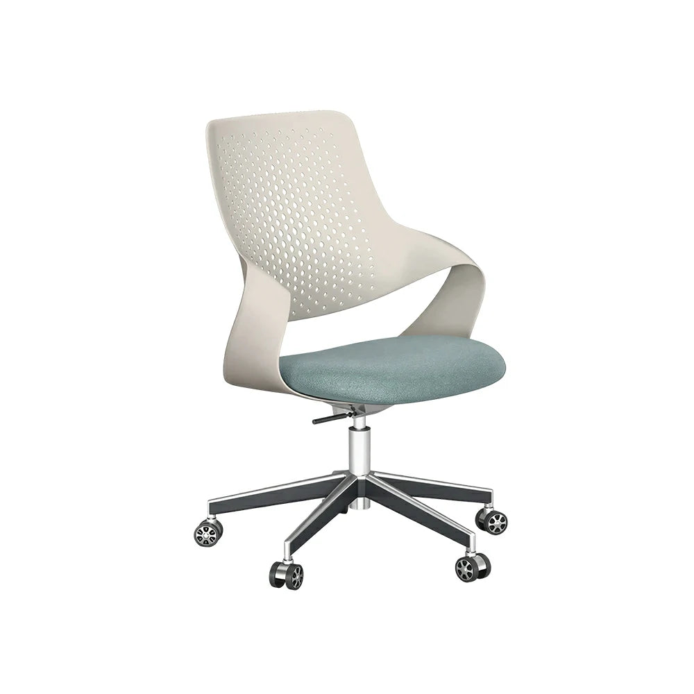 LIVARA Large Modern Office Chair Breathable Backrest Comfortable Swivel Chair with Casters for Study Room - Beige