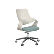 LIVARA Large Modern Office Chair Breathable Backrest Comfortable Swivel Chair with Casters for Study Room - Beige