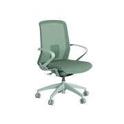 LIVARA Modern Ergonomic Mesh Office Chair Self Weight Base Adjustable Desk Chair for Home Office - Green
