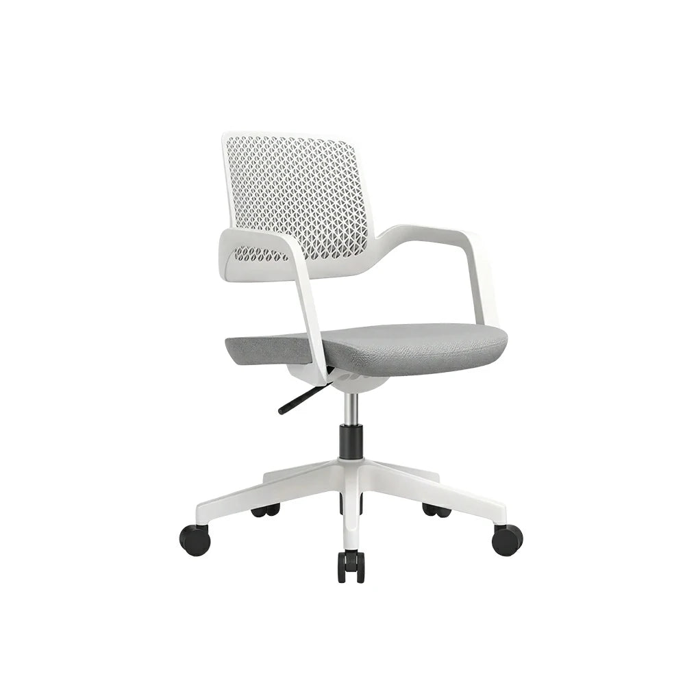 LIVARA Modern Ergonomic Office Chair Breathable Mesh Back Swivel Desk Chair for Home Office Study Room - Grey