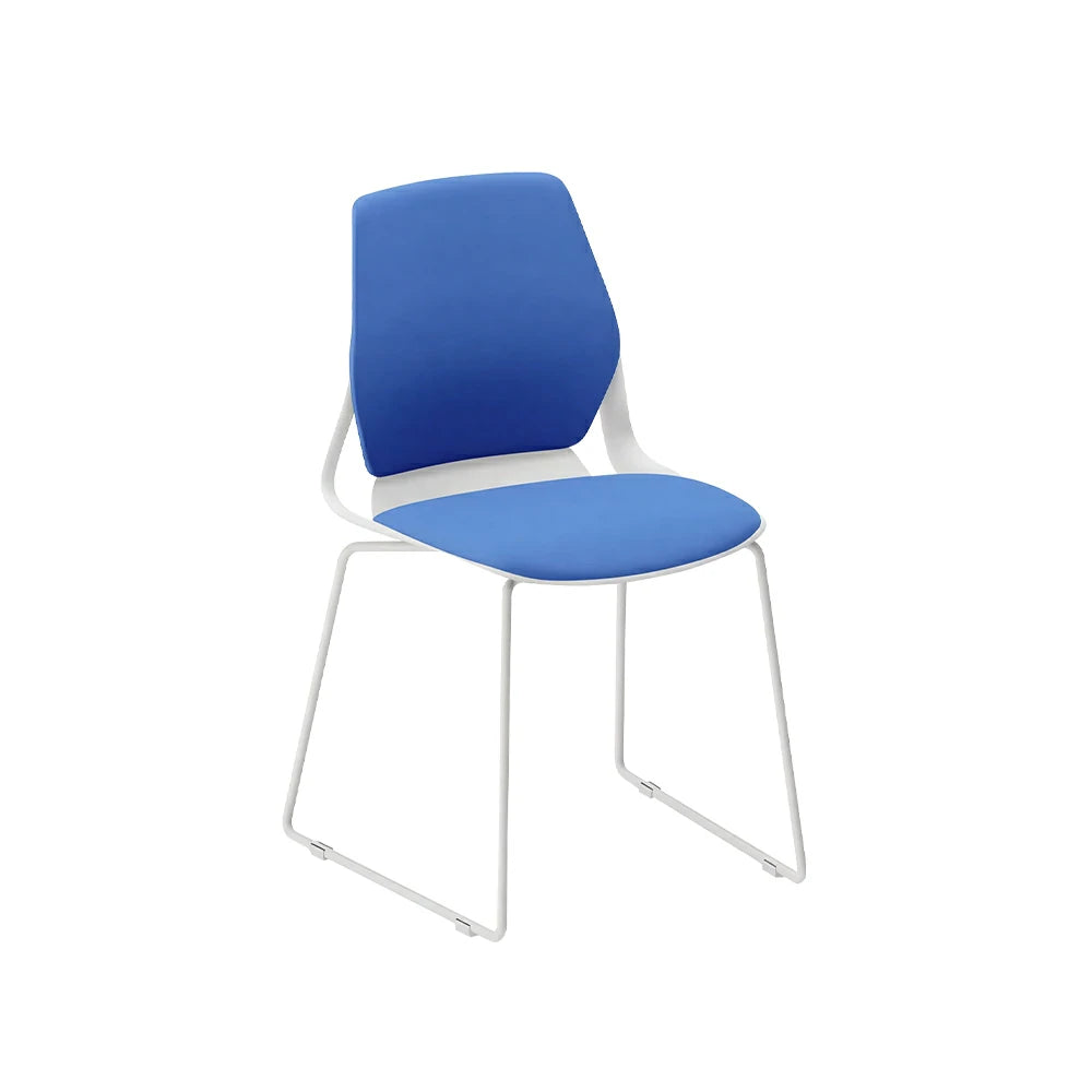 LIVARA  Minimalist Office Chair Comfortable Visitor Chair Modern Seating for Home Office Meeting Space - Blue