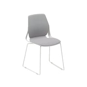 LIVARA  Minimalist Office Chair Comfortable Visitor Chair Modern Seating for Home Office Meeting Space - Grey