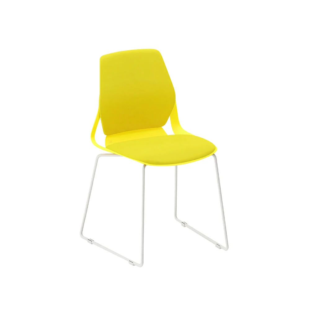 LIVARA  Minimalist Office Chair Comfortable Visitor Chair Modern Seating for Home Office Meeting Space - Yellow