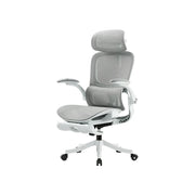 LIVARA  P2 Pro+ Ergonomic Mesh Office Chair 4D Headrest Reclining Chair with Footrest Adjustable Armrests - White
