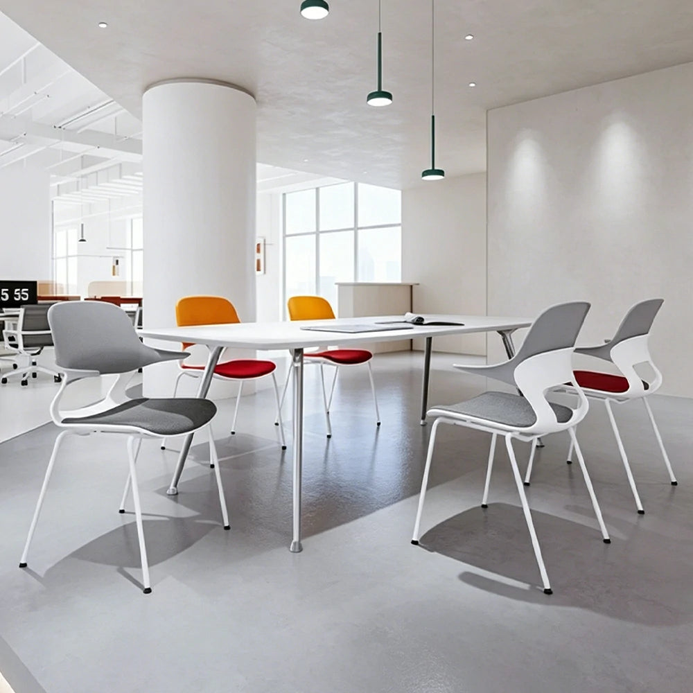 LIVARA  Minimalist Office Chair Modern Visitor Chair Comfortable Seating for Meeting Room Reception Area - Grey