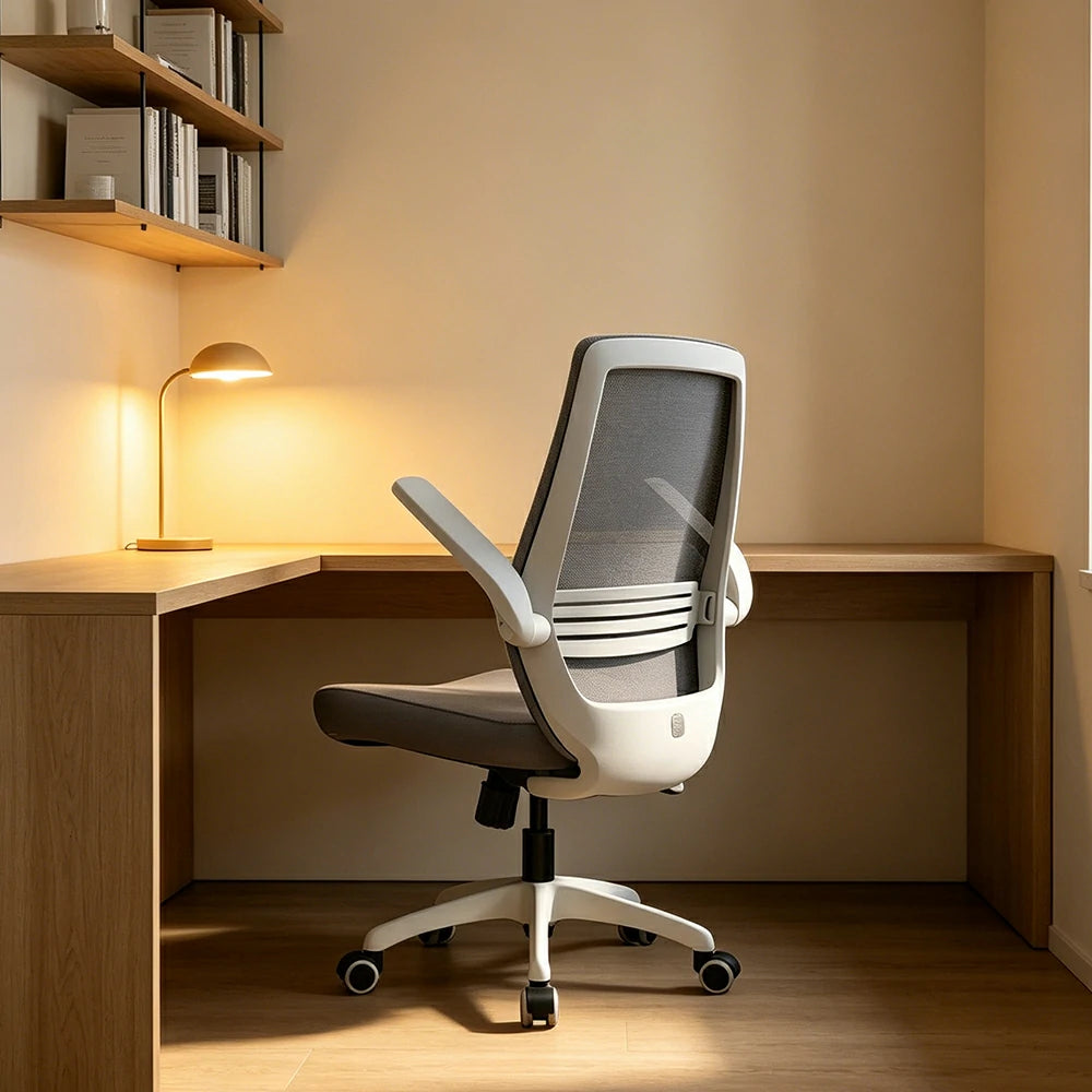 LIVARA  Standard Ergonomic Mesh Office Chair Adjustable Lumbar Support Computer Chair for Home Office - Grey