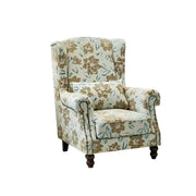 LIVARA Leisure Sofa Chair with Larch Wood Frame and Latex Cushion for Living Room Study and Balcony