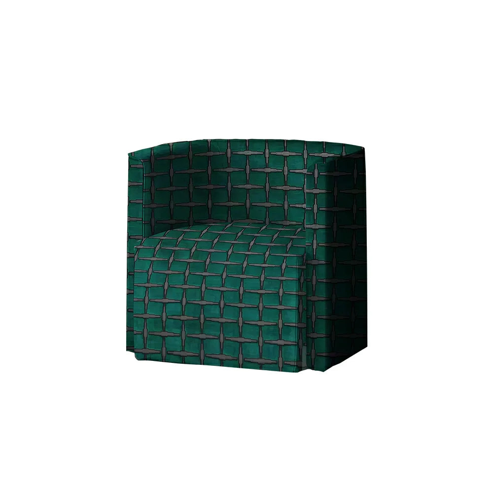 LIVARA Modern Lounge Sofa Chair with Solid Timber Frame and High-resilience Cushion for Living Room and Lounge - Green