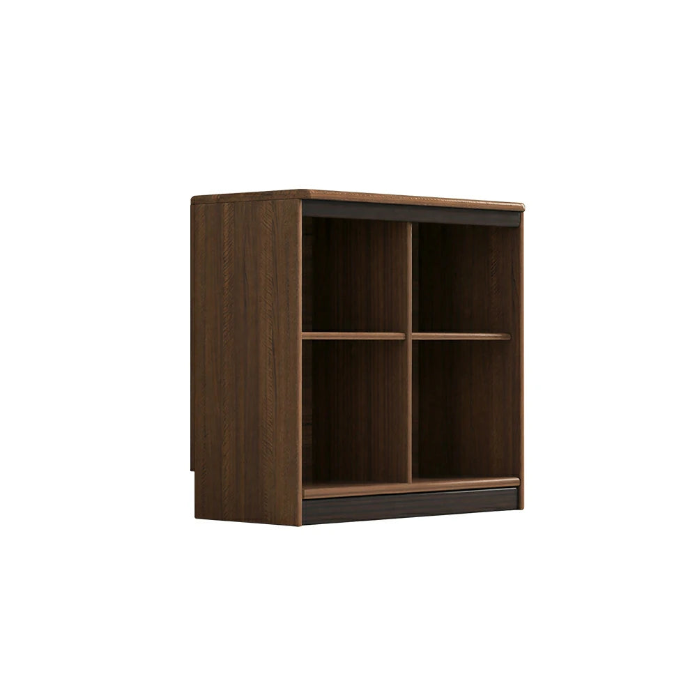 LIVARA Kids Storage Cabinet with Open Bookshelf and Rounded Safety Design 87.3cm for Children's Room and Playroom