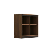 LIVARA Kids Storage Cabinet with Open Bookshelf and Rounded Safety Design 87.3cm for Children's Room and Playroom