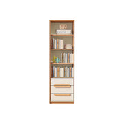 LIVARA Kids Open Bookcase Eco Waterborne Finish Anti-Tip Adjustable Shelves Three Drawers for Kids Room Reading Corner Study Area