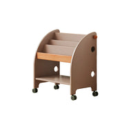 LIVARA Kids Picture Book Rack - Child-Friendly Storage Shelf - Bedroom Playroom Organizer - Sakura Pink