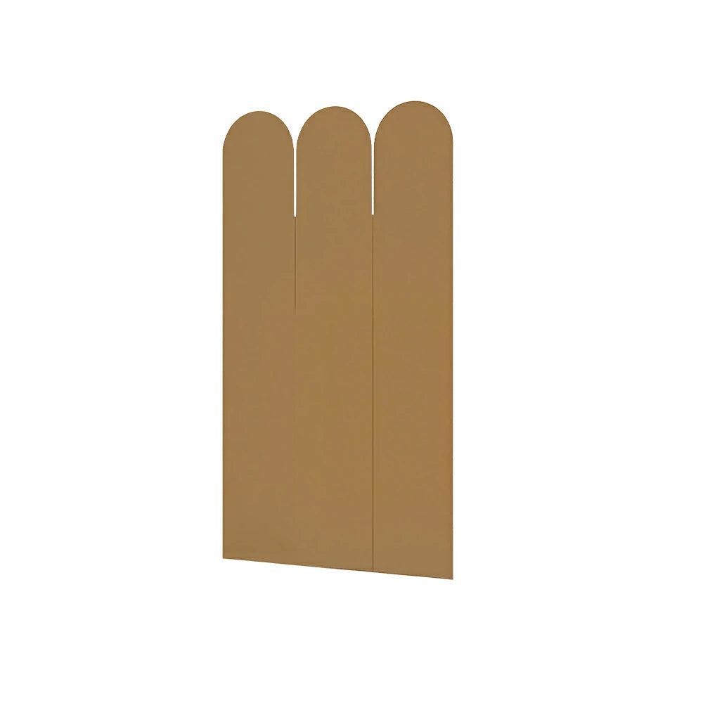 LIVARA 3 Panel Decorative Folding Screen Tall Room Divider Privacy Partition Modern Design for Living Room Bedroom Office - Beige