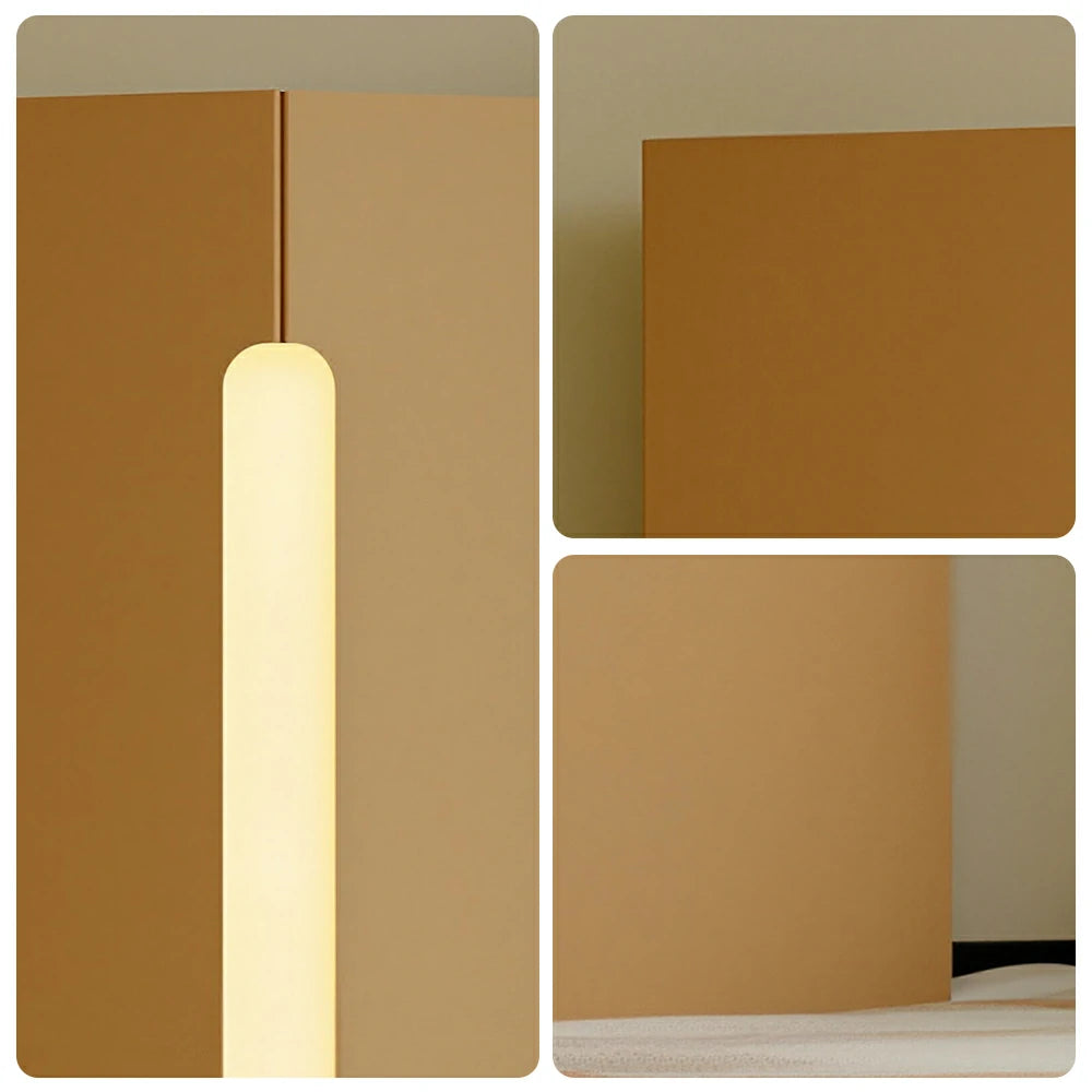 LIVARA 2 Panel Decorative Folding Screen Minimalist Design Room Divider Privacy Partition for Living Room Bedroom Office - Brown