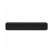 LUXORA Modern Fluted TV Cabinet - 180/200cm Low-Profile Entertainment Unit with Vertical Grooved Doors & Concealed Storage - Black