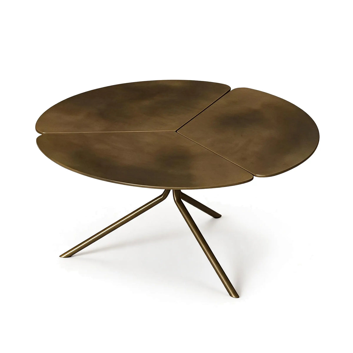 LIVARA Lotus Leaf Coffee Table Italian Minimalist Design Rounded Edges Compact Shape for Living Room Lounge Reception Area
