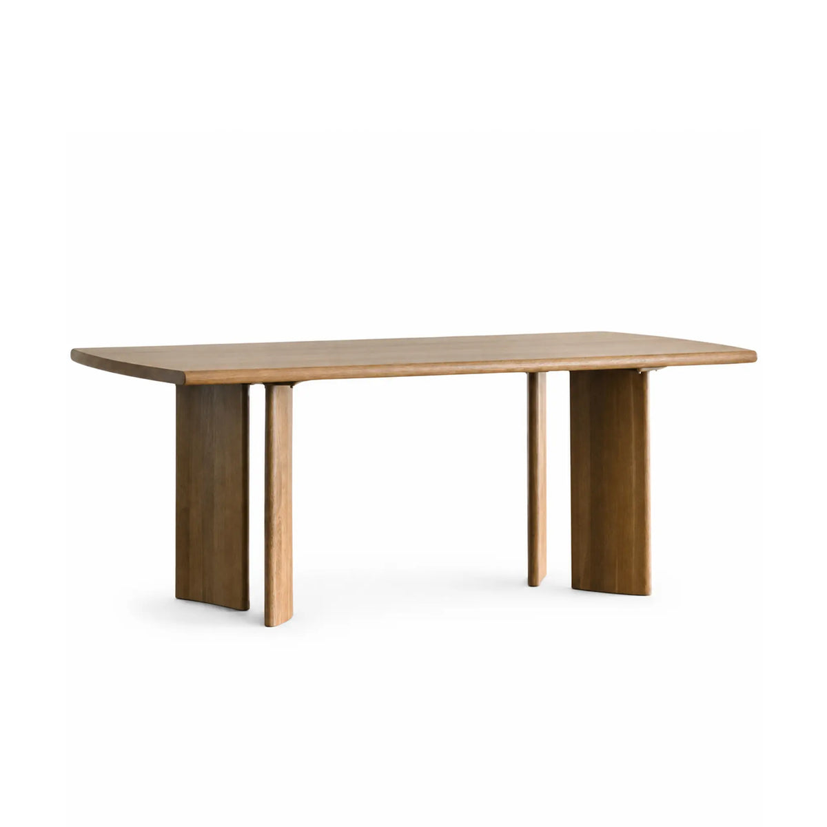 LIVARA 160/180/200cm Solid Wood Dining Table Nordic Minimalist Design Stable Support for Dining Room Kitchen Home Office