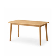LIVARA Solid Wood Dining Table Thickened Rubber Wood Top Stable Reinforced Structure for Dining Room Kitchen Apartment - Wood