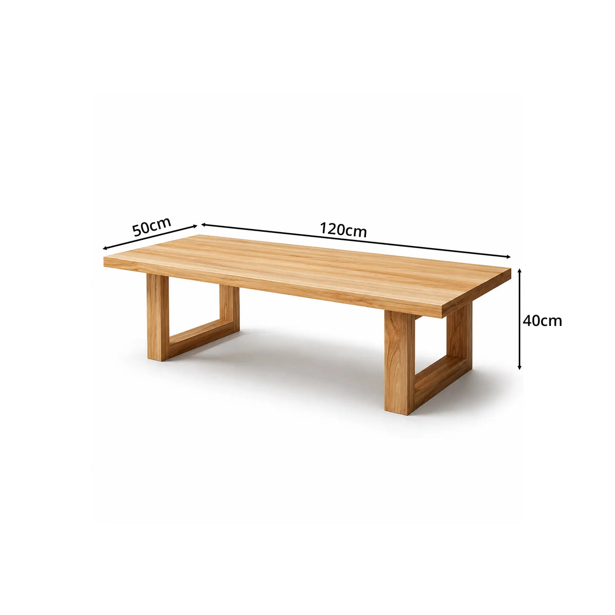 LIVARA Wabi Sabi Solid Wood Coffee Table Natural Pine Low Profile Design for Living Room Hotel Lounge Reading Corner
