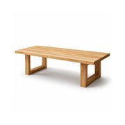LIVARA Wabi Sabi Solid Wood Coffee Table Natural Pine Low Profile Design for Living Room Hotel Lounge Reading Corner