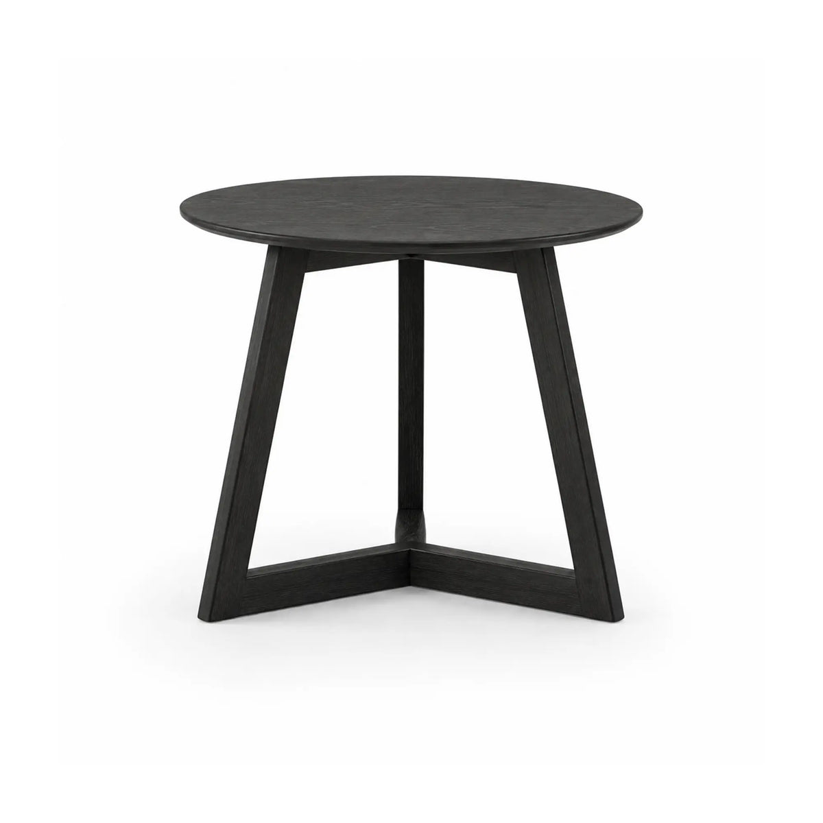 LIVARA Minimalist Side Table FAS Grade Ash Wood Frame Multi Layer Solid Wood Top for Living Room Bedroom Sofa Side - Black