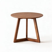 LIVARA Minimalist Side Table FAS Grade Ash Wood Frame Multi Layer Solid Wood Top for Living Room Bedroom Sofa Side - Brown