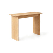 LIVARA Solid Oak Console Table North American FAS Grade Oak Slim 20cm Depth for Entryway Hallway Sofa Back Small Spaces - Wood
