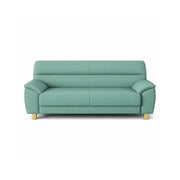 LIVARA Modern 3 Seater Sofa with Nano Technology Fabric, High Resilience Foam Cushions & Solid Wood Frame, 180cm Lounge Couch for Living Room - Sky Blue