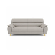 LIVARA Modern 3 Seater Sofa with Nano Technology Fabric, High Resilience Foam Cushions & Solid Wood Frame, 180cm Lounge Couch for Living Room - Light Grey