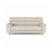 LIVARA Modern 3 Seater Sofa with Nano Technology Fabric, High Resilience Foam Cushions & Solid Wood Frame, 180cm Lounge Couch for Living Room - Beige