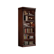 LIVARA Bookshelf Cabinet - Solid Wood Open Storage Bookcase 210cm Study Living Room Display 80cm - Walnut
