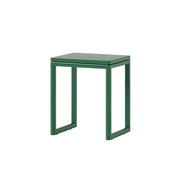 LIVARA Mobile Side Table Solid Wood Storage End Table with Hidden Casters for Living Room Bedroom & Bedside - Green