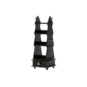 LIVARA Children’s Rotating Bookshelf Multi Layer Solid Wood Storage Shelf for Kids Room & Reading Corner - Black