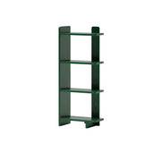 LIVARA Vertical Storage Shelf Solid Wood Multi Layer Display Rack for Living Room Study & Corner Spaces - Green