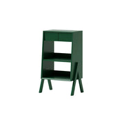 LIVARA Freestanding Bookshelf Solid Wood Multi Layer Storage Cabinet for Living Room Bedroom & Study - Green