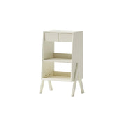 LIVARA Freestanding Bookshelf Solid Wood Multi Layer Storage Cabinet for Living Room Bedroom & Study - White