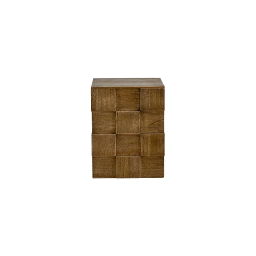LIVARA  Storage Cabinet - Solid Wood Organizer for Living Room Bedroom - Vintage Wood