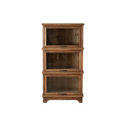 LIVARA Vintage Distressed Solid Wood Sideboard - Dining Room Storage Cabinet - Vintage Wood