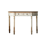 LIVARA Vintage Distressed Console Table 120cm Entryway Hallway Display Table - White