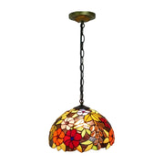 LIVARA Rose & Grape Pattern Pendant Light European Vintage Hanging Lamp 30/40cm Adjustable Chain Ceiling Light for Dining Room Living Room