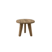 LIVARA Round Pine Wood Coffee Table Natural Wood Grain Smooth Edges for Living Room Sofa Side