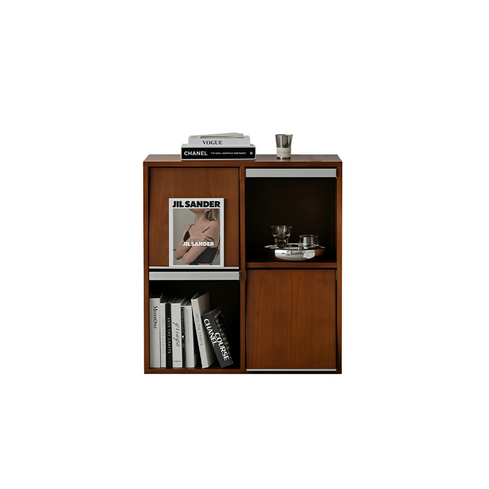 LIVARA Wooden Storage Side Cabinet Multi Compartment Wide Top 4 Door for Living Room Dining Room Study