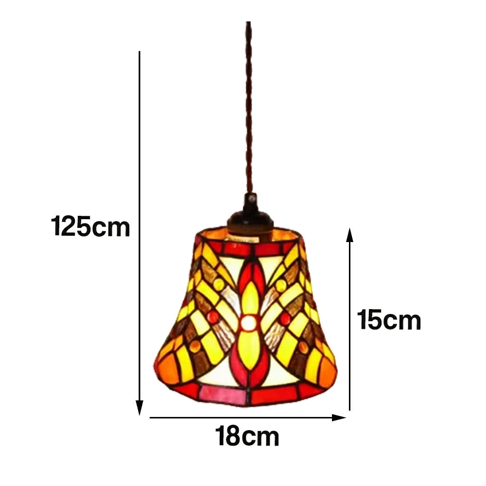 LIVARA Totem Pattern Pendant Light Minimalist Hanging Lamp Floral Shade E27 Ceiling Light for Bedroom Bedside Dining Area