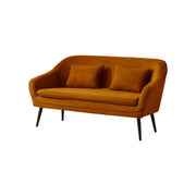 LIVARA Corduroy Sofa - Modern Living Room Lounge Couch - Brown