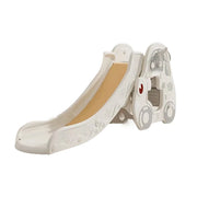 LIVARA Kids Slide Wider Sliding Surface Triangular Support Structure Foldable Design Interactive Play - Khaki