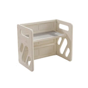 LIVARA Kids Activity Table Multi-Purpose Learning & Play Design Stable Structure Stackable Space-Saving Storage - White