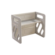 LIVARA Kids Activity Table Multi-Purpose Learning & Play Design Stable Structure Stackable Space-Saving Storage - Grey