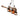 LIVARA Guitar Pendant Light with 6x4W Edison Bulbs, Retro Industrial Solid Wood Ceiling Lamp
