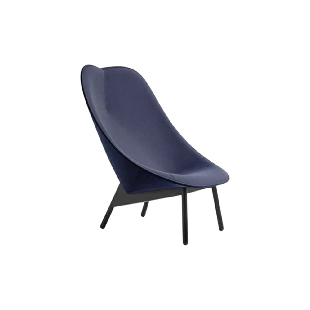 LIVARA Accent Armchair - Ergonomic Contoured Design - Reinforced Solid Wood Frame - Premium Fabric Upholstery for Modern Living Spaces - Purple